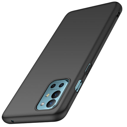 Silk Smooth Finish [Full Coverage] All Sides Protection Slim Back Cover For OnePlus 9R / One Plus 9R (Black)