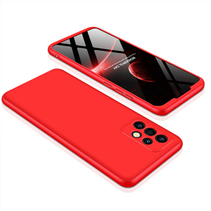 Double Dip Full 360 Protection Back Case Cover for Samsung Galaxy A52 (Red)