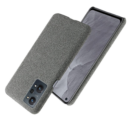 Woven Soft Fabric Case for Realne GT NEO 2 Back Cover, Shock Protection Slim Hard Anti Slip Back Cover (Grey)