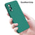 Matte Lens Protective Back Cover for OnePlus Nord 2 (5G) / One Plus Nord 2 (5G) , Slim Silicone with Soft Lining Shockproof Flexible Full Body Bumper Case , Green