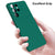 Matte Lens Protective Back Cover for Samsung Galaxy S21 Ultra , Slim Silicone with Soft Lining Shockproof Flexible Full Body Bumper Case (Green)