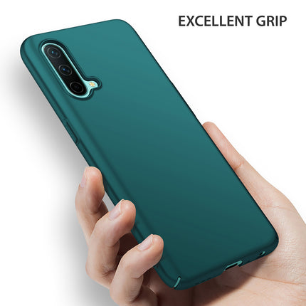 Silk Smooth Finish [Full Coverage] All Sides Protection Slim Back Case Cover for OnePlus Nord CE (5G) / One Plus Nord CE (5G) (Green)