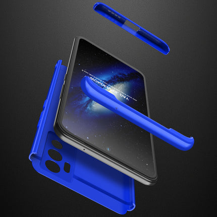 Double Dip Full 360 Protection Back Case Cover for Vivo V23E (Blue)