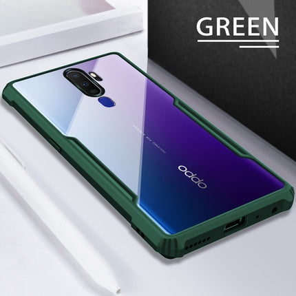 Beetle for Oppo A9 (2020) Back Case, [Military Grade Protection] Shock Proof Slim Hybrid Bumper Cover (Green)