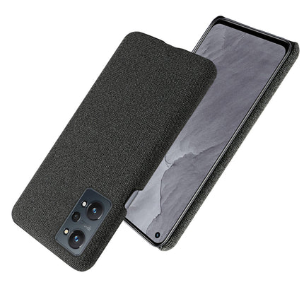 Woven Soft Fabric Case for Realne GT NEO 2 Back Cover, Shock Protection Slim Hard Anti Slip Back Cover (Black)