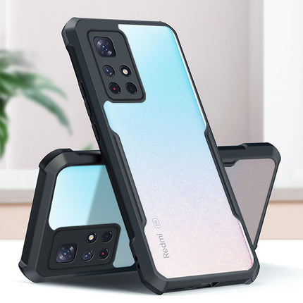 Beetle for Redmi Note 11T (5G) Back Case, [Military Grade Protection] Shock Proof Slim Hybrid Bumper Cover (Black)