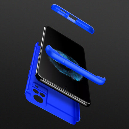 Double Dip Full 360 Protection Back Case Cover for Vivo V21 (Blue)