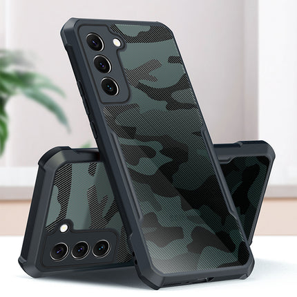 Mobizang Beetle Camouflage for Samsung Galaxy S23 Plus Back Case, Shock Proof Cover (Black)