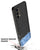 Soft Fabric & Leather Hybrid for Oppo F19  Back Cover, Shockproof Protection Slim Hard Back Case (Black,Blue)