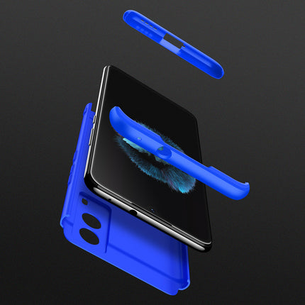 Double Dip Full 360 Protection Back Case Cover for Vivo V21E (5G) (Blue)