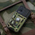 Tank Back Cover for Vivo V21 , Inbuilt Ring & Slider [Military Grade Protection] Shockproof Lens Protection Case (Green)
