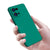 Matte Lens Protective Shockproof Flexible Back Cover for Oppo F21 PRO (4G), Slim Silicone with Soft Lining Shockproof Flexible Full Body Bumper Case (Green)