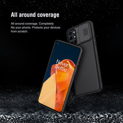 Nillkin OnePlus 9R / One Plus 9R Case, CamShield Series Case with Slide Camera Cover Slim Protective Case (Black)