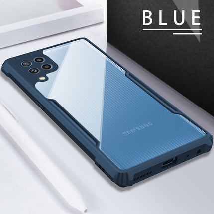 Beetle for Samsung Galaxy A22 (4G) Back Case, [Military Grade Protection] Shock Proof Slim Hybrid Bumper Cover (Blue)
