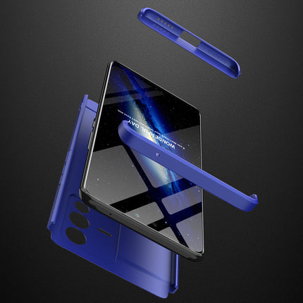 Double Dip Full 360 Protection Back Case Cover for Vivo V23 PRO (5G) (Blue)