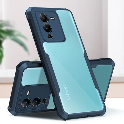 Mobizang Beetle for Vivo V25 Pro (5G) Back Case, [Military Grade Protection] Shock Proof Cover (Blue)