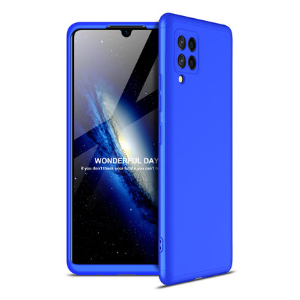 Double Dip Full 360 Protection Back Case Cover for Samsung Galaxy M42 (Blue)