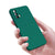 Matte Lens Protective Back Cover for Realme GT , Slim Silicone with Soft Lining Shockproof Flexible Full Body Bumper Case (Green)