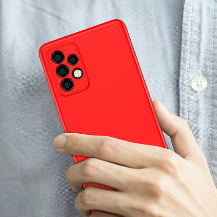 Double Dip Full 360 Protection Back Case Cover for Samsung Galaxy A72 (Red)
