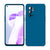 Matte Lens Protective Back Cover for OnePlus 9RT , Slim Silicone with Soft Lining Shockproof Flexible Full Body Bumper Case (Blue)