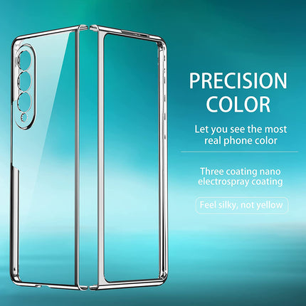 Phantom Ultra Thin Back Case for Samsung Galaxy Z Fold3 , Full Body Protection Back Cover , Silver