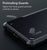 Mobizang Bull Back Cover for Oppo Reno 8 Pro (5G) , Shockproof Slim Hybrid Clear Case (Black)