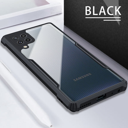 Beetle for Samsung Galaxy A22 (4G) Back Case, [Military Grade Protection] Shock Proof Slim Hybrid Bumper Cover (Black)