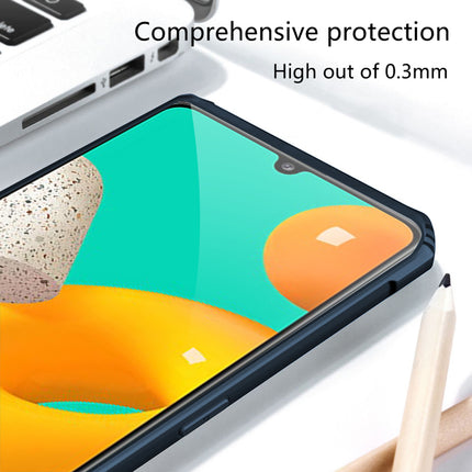 Beetle Camouflage for Samsung Galaxy A22 (4G) Back Case, [Military Grade Protection] Shock Proof Slim Hybrid Bumper Cover (Blue)