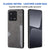 Mobizang Razor Wallet Back Case for Xiaomi 13 Pro (5G) | Slim PU Leather & Fabric Cover with Inbuilt Card Pocket (Grey)