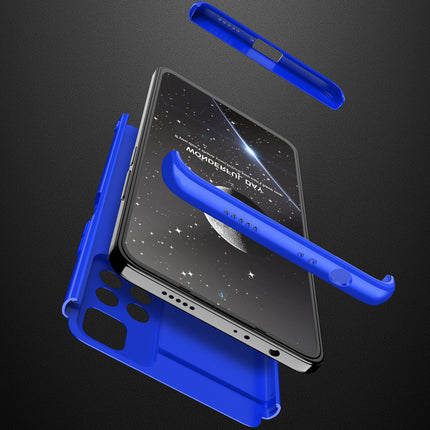 Double Dip Full 360 Protection Back Case Cover for Xiaomi 11i HyperCharge (Blue)