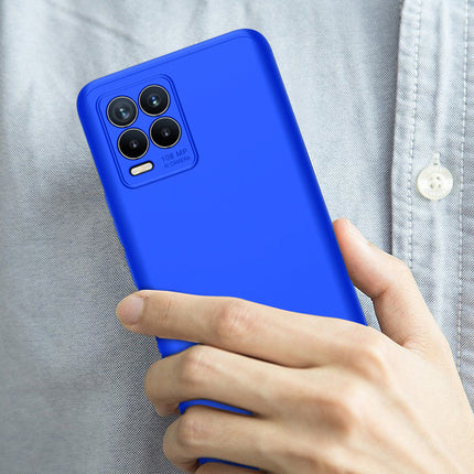 Double Dip Full 360 Protection Back Case Cover for Realme 8 (5G) (Blue)