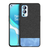 Soft Fabric & Leather Hybrid Protective Case Cover for OnePlus Nord 2 (5G) / One Plus Nord 2 (5G) (Black,Blue)