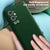 Matte Lens Protective Back Cover for OnePlus 9 PRO / One Plus 9 PRO , Slim Silicone with Soft Lining Shockproof Flexible Full Body Bumper Case (Green)