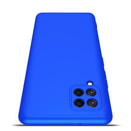 Double Dip Full 360 Protection Back Case Cover for Samsung Galaxy M42 (Blue)