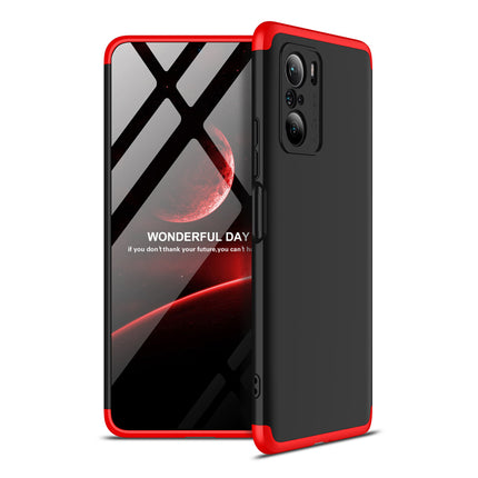 Double Dip Full 360 Protection Back Case Cover for Xiaomi Mi 11X / 11X Pro (Red,Black)