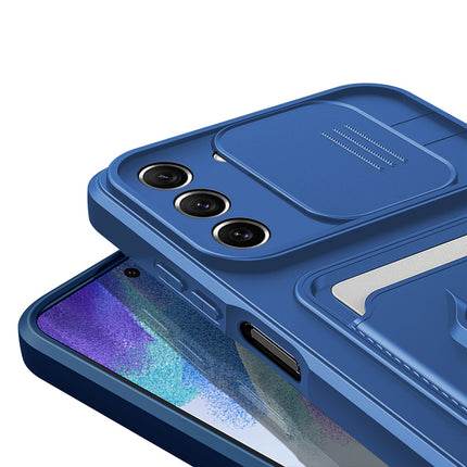 Mobizang Bisen Back Cover for Samsung Galaxy S20 FE,Shockproof Slim Bumper Back Case (Blue)