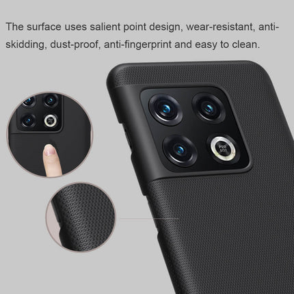 Nillkin Super Frosted Shield Hard Back Cover Case for OnePlus 10 Pro (Black)