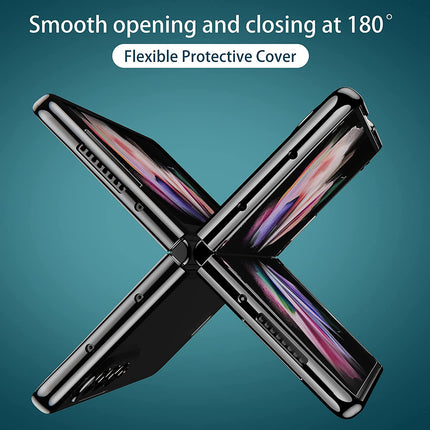 Phantom Ultra Thin Back Case for Samsung Galaxy Z Fold3 , Full Body Protection Back Cover , Black