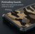 Mobizang Bull Camouflage Back Cover for Vivo V23E (5G), Shockproof Slim Hybrid Clear Case (Black)