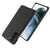 Woven Soft Fabric Case for Samsung Galaxy S22 Back Cover, Shock Protection Slim Hard Anti Slip Back Cover (Black)