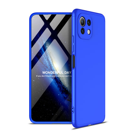 Double Dip Full 360 Protection Back Case Cover for Xiaomi Mi 11 Lite (Blue)