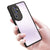 Mobizang Hawkeye Clear Back Cover for Oppo Reno 10 Pro Plus | Camera Lens Protector Shockproof Slim Clear Case Cover (Black Sides)