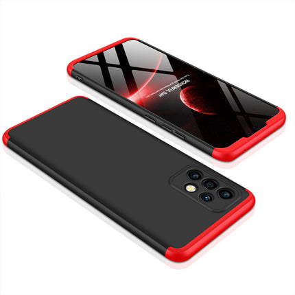 Double Dip Full 360 Protection Back Case Cover for Samsung Galaxy A72 (Red,Black)