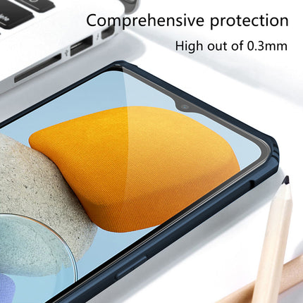 Beetle Camouflage for Samsung Galaxy M23 Back Case, [Military Grade] Shockproof Slim Hybrid Cover (Blue)