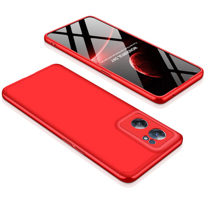 Double Dip Full 360 Protection Back Case Cover for OnePlus Nord CE 2 (Red)
