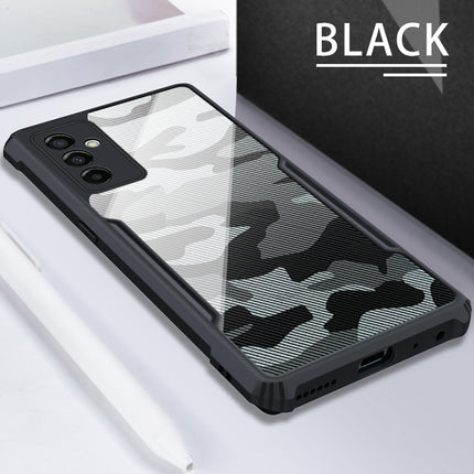 Beetle Camouflage for Samsung Galaxy F23/M23 Back Case, [Military Grade] Shockproof Slim Hybrid Cover (Black)