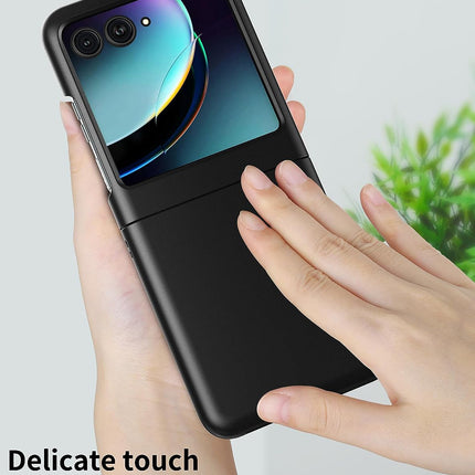 Mobizang Ultra Thin Back Case for Moto Razor 40 Ultra | Full Body Protection Hard Back Cover, Black