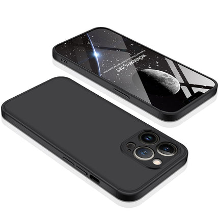 Double Dip Full 360 Protection Back Case Cover for Apple iPhone 13 Pro Max (6.7) (Black)