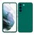 Matte Lens Protective Back Cover for Samsung Galaxy S22, Slim Silicone with Soft Lining Shockproof Flexible Full Body Bumper Case (Green)