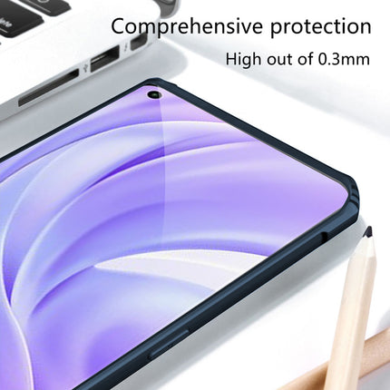 Beetle Camouflage for Mi 11 Lite Back Case, [Military Grade Protection] Shock Proof Slim Hybrid Bumper Cover (Blue)